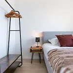 公寓 Bel Air - Luxury New-build With Spacious Terrace T14 奥斯滕德