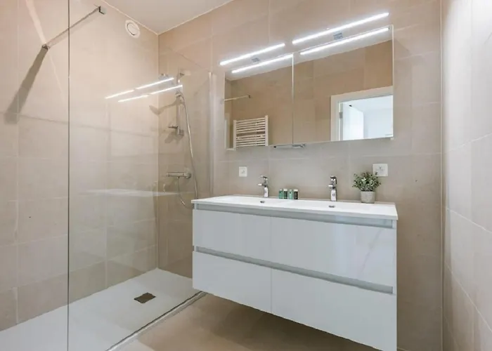 公寓 Bel Air - Luxury New-build With Spacious Terrace T14 奥斯滕德